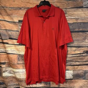 Men's Fairway & Greene Red XXL Polo Shirt SS Embroidered Escondido Crest Logo